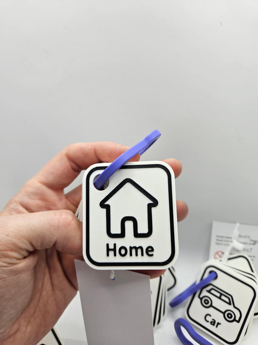 3D Printed Place Tags – SEN Visual Communication Set (6 tags)